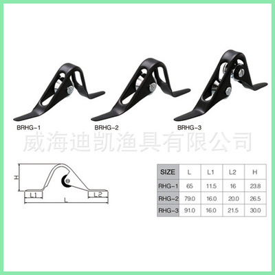 【钓鱼竿专用滑轮 型号RHG】价格,厂家,图片,垂钓用品套件,威海迪凯渔具-