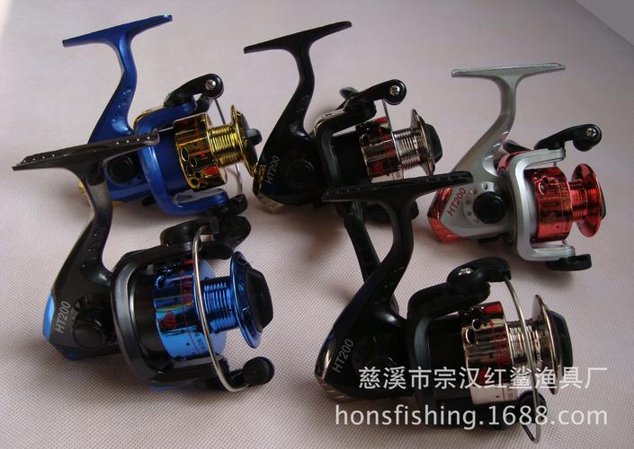厂家批发--【200型】带线渔轮小纺车轮矶竿路亚阀杆鱼线轮渔具价格